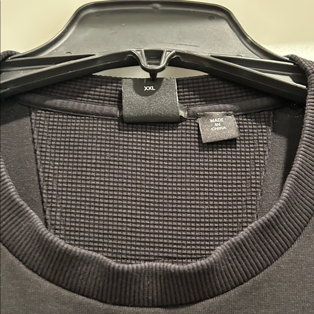 Boss Black Crewneck Sweater with Blue Logo - Picture 5 of 9